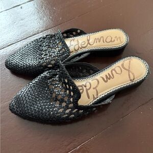 Sam Edelman Leather Net Woven Sandals